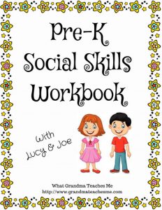 Pre-K Social Skills Workbook