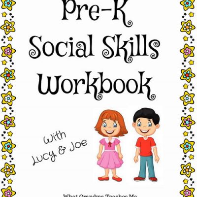 Pre-K Social Skills Workbook