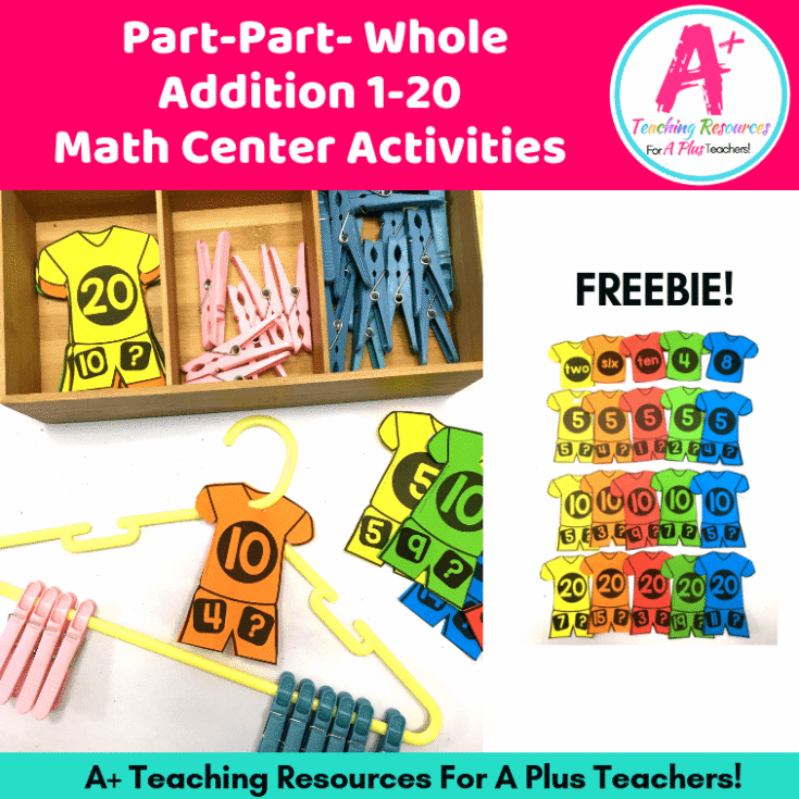 Image for Addition Game Printable {Clothes Hangers & Pegs}