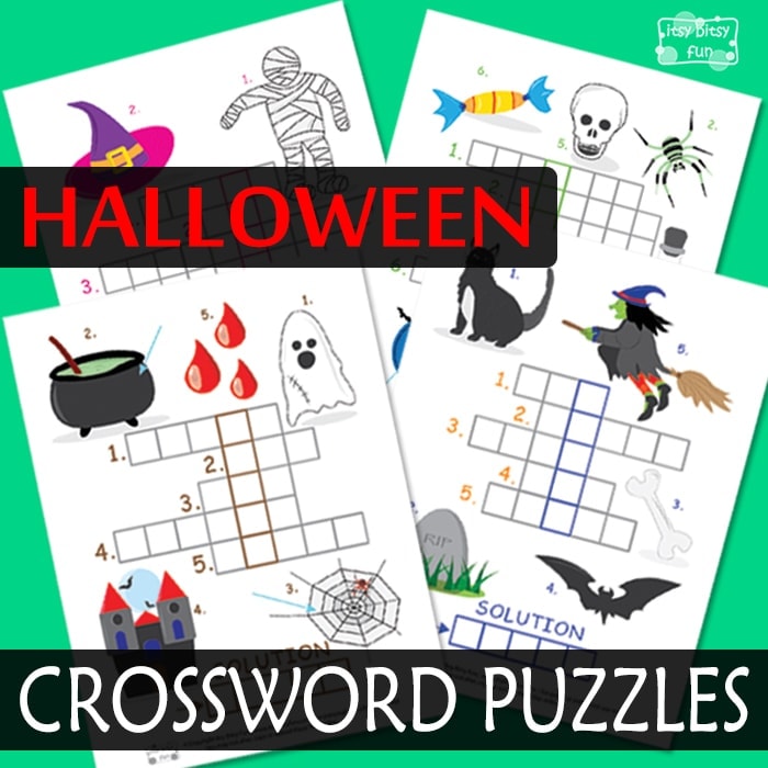 Halloween Word Puzzle for Kids