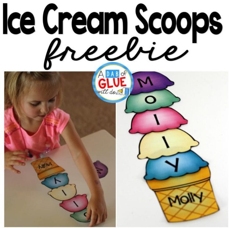 Image for Ice Cream Scoops: Name Activity