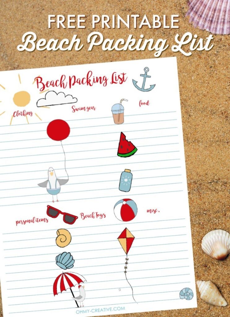Free Printable Vacation Packing Lists - Find a Free Printable