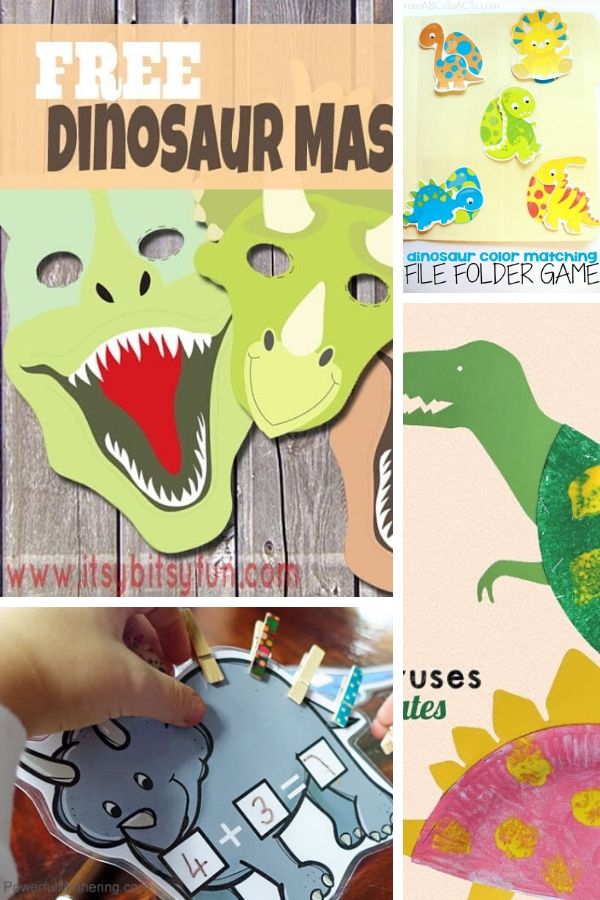 free dinosaur printables for kids