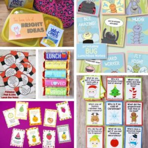 free printable lunch box notes