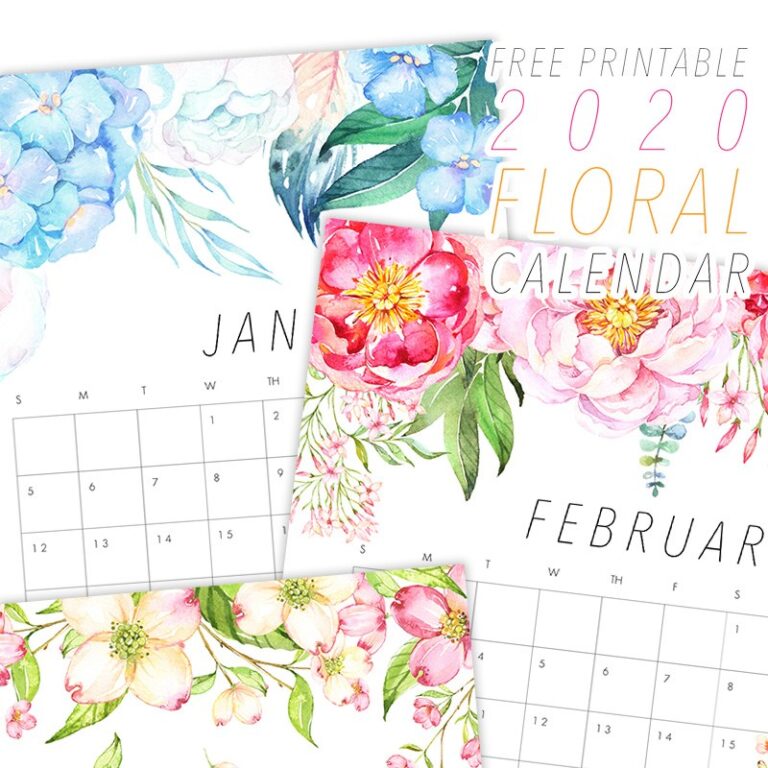 Free Blank Monthly Calendar Printables - Find a Free Printable