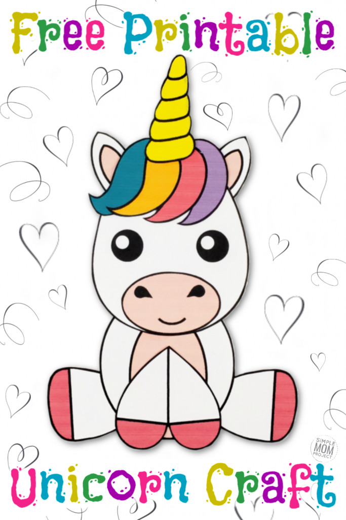 unicorn craft printable