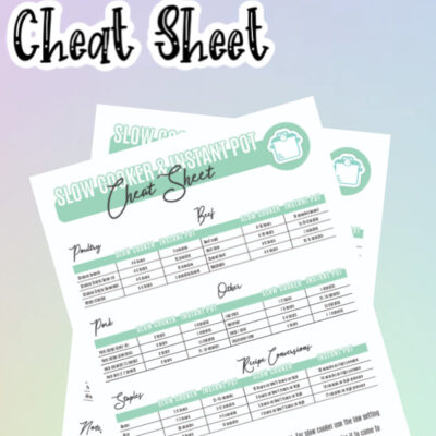 printable slow cooker to instant pot conversion chart