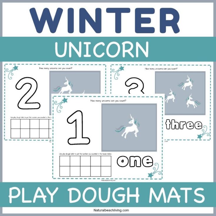Image for Unicorn Play Dough Mats 