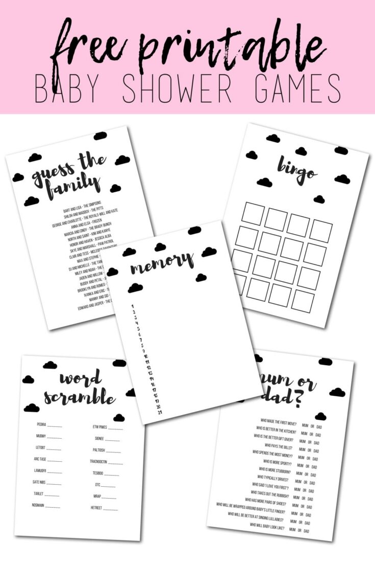 baby shower games