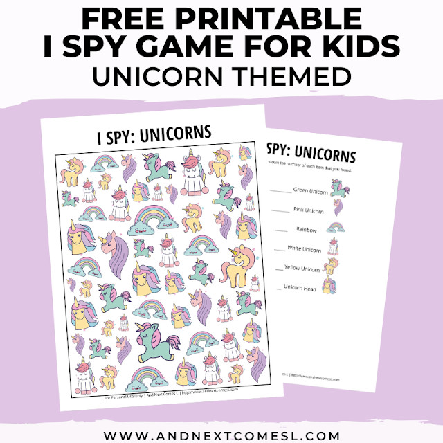 unicorn ispy game