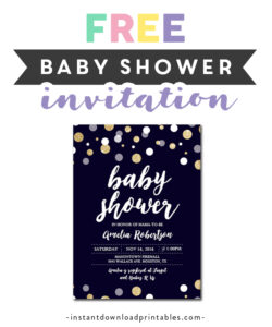 Printable Baby Shower Invitations - Find a Free Printable