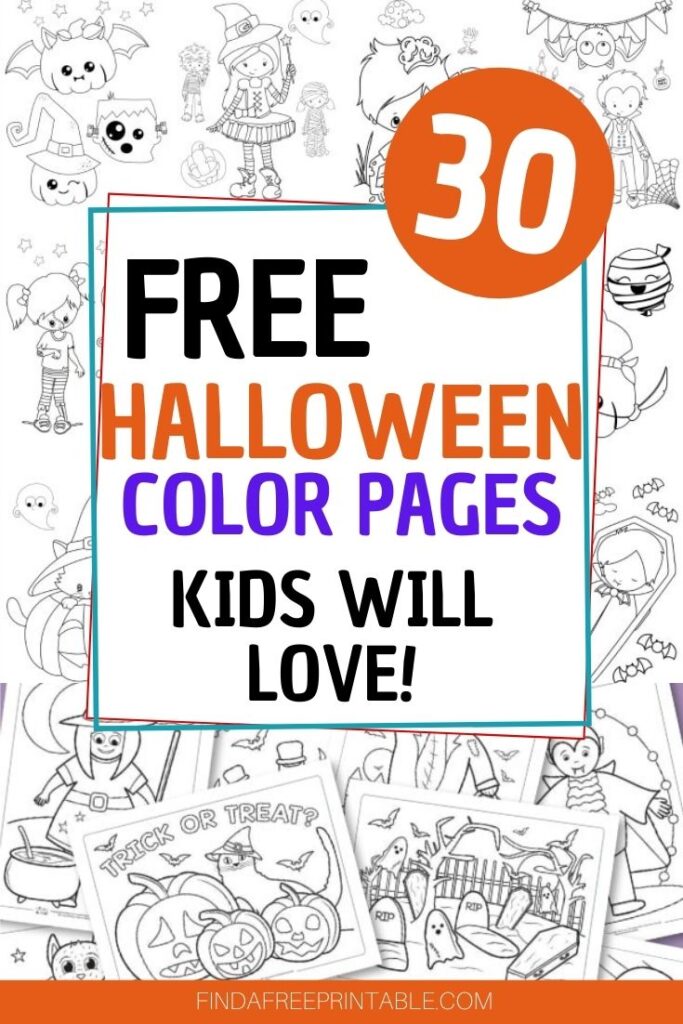 free printable Halloween coloring pages