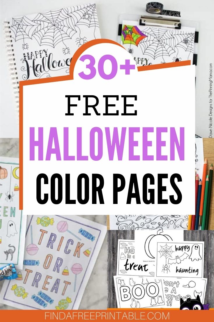 Free Printable Halloween Coloring Pages - Find a Free Printable