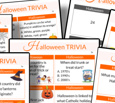 printable Halloween trivia questions