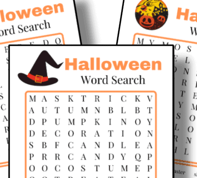 printable halloween word search
