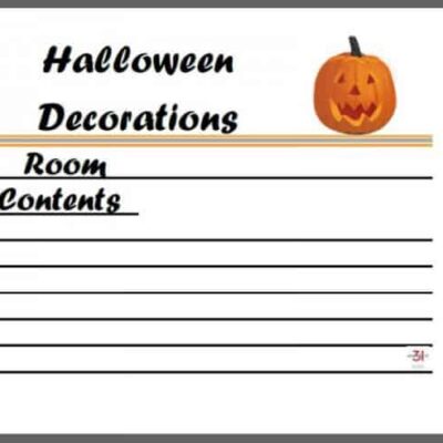 free printable Halloween labels