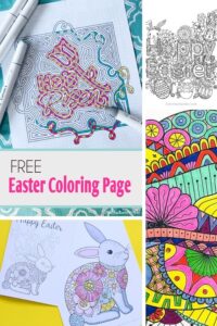 cute Free Easter Coloring Pages