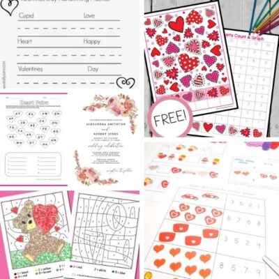 Free Valentine's Day worksheets