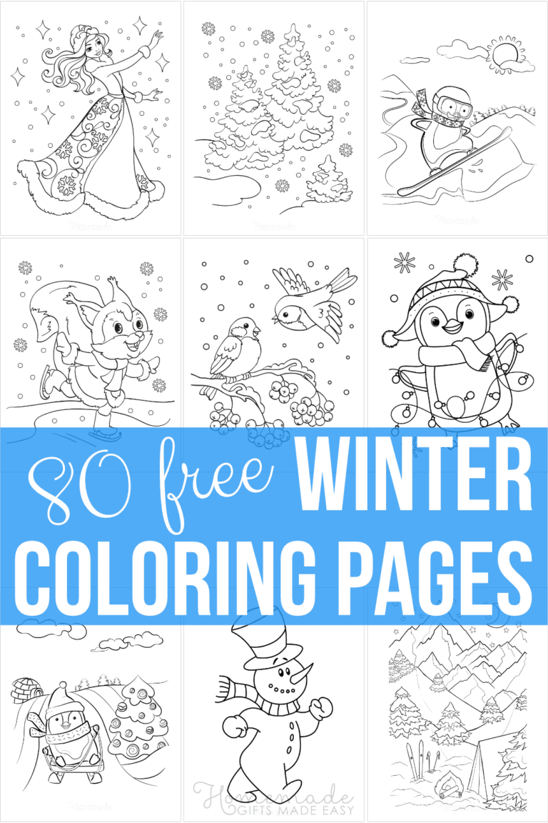 Free Winter Coloring Pages - Find a Free Printable