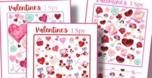 Valentine I Spy Printables
