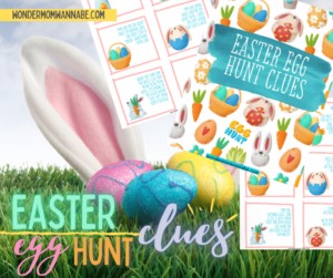 Indoor Easter Egg Hunt Clues