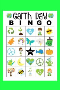 earth day bingo set