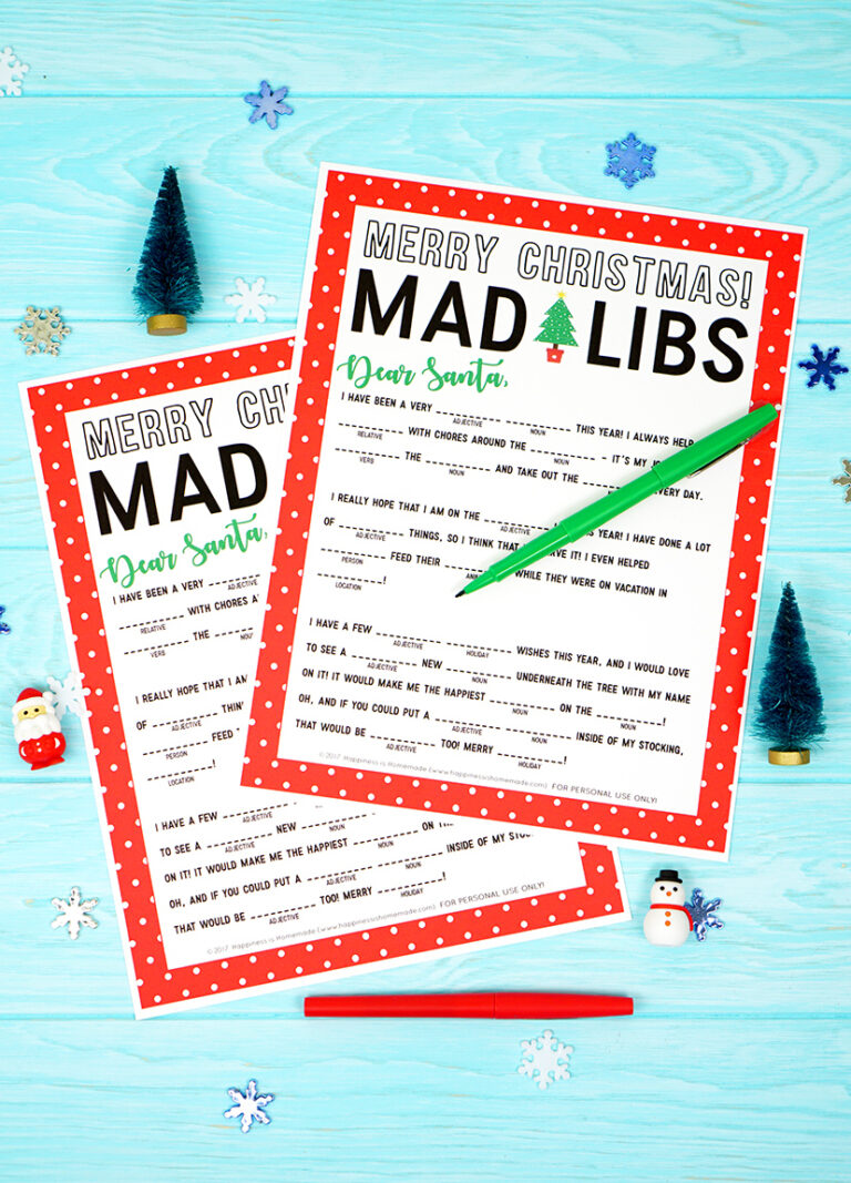 Free Printable Mad Libs - Find a Free Printable