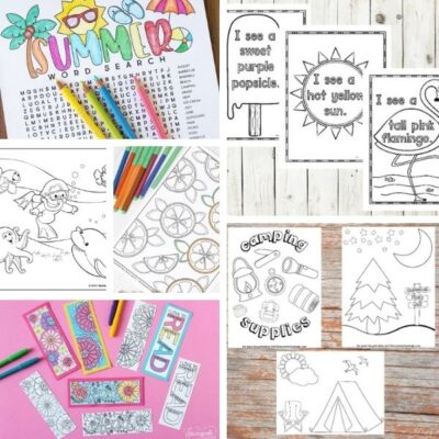 free summer coloring pages for kids