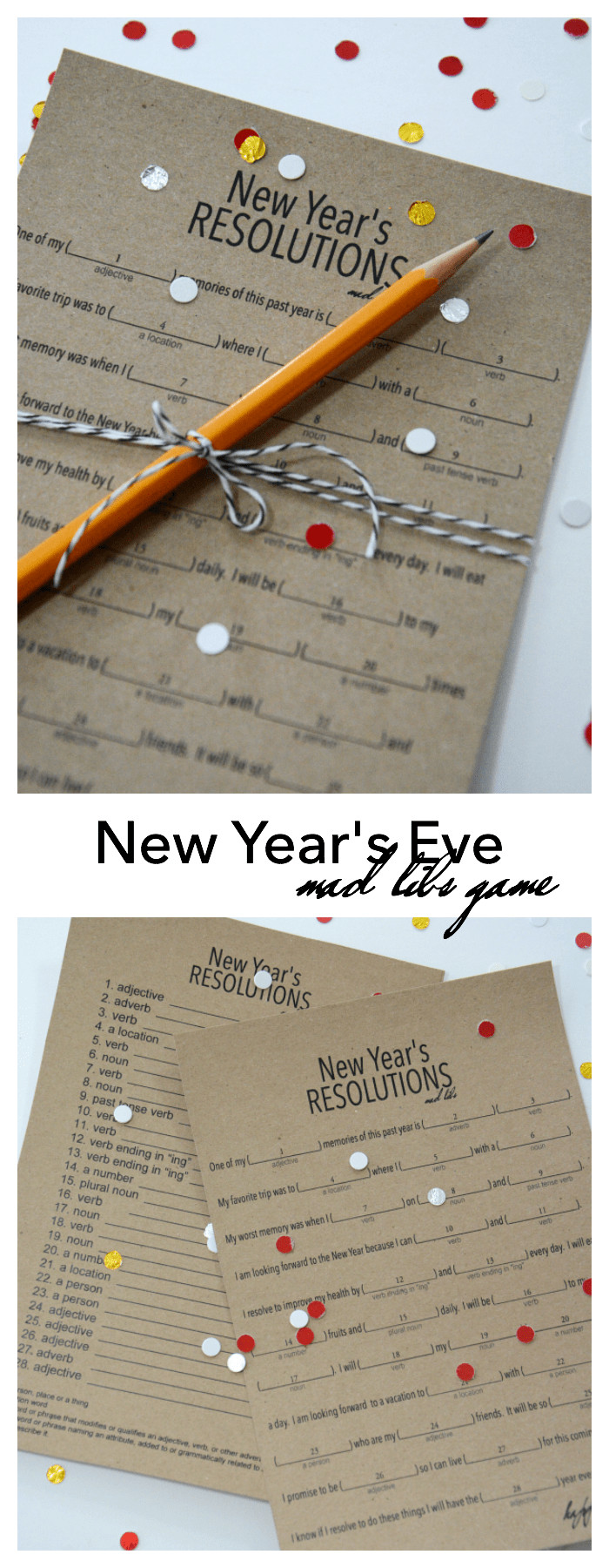 new years mad libs
