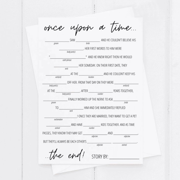 free printable mad libs