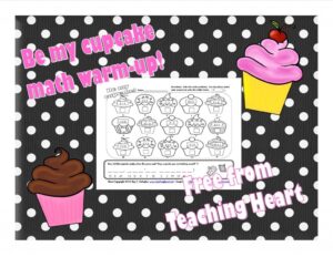 cupcake multiplication worksheet
