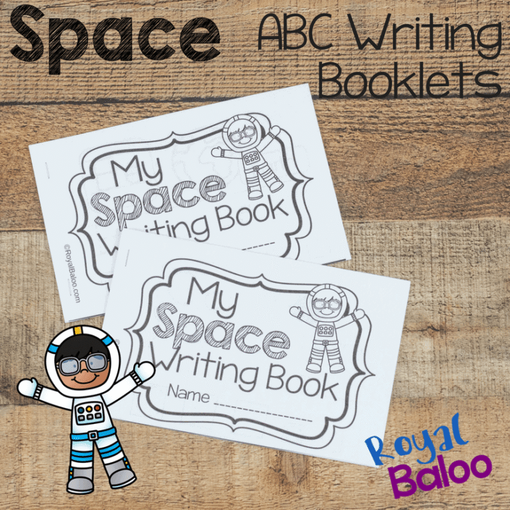 Image for Space ABC Writing Booklets for Handwriting Practice