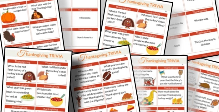 printable Thanksgiving trivia questions