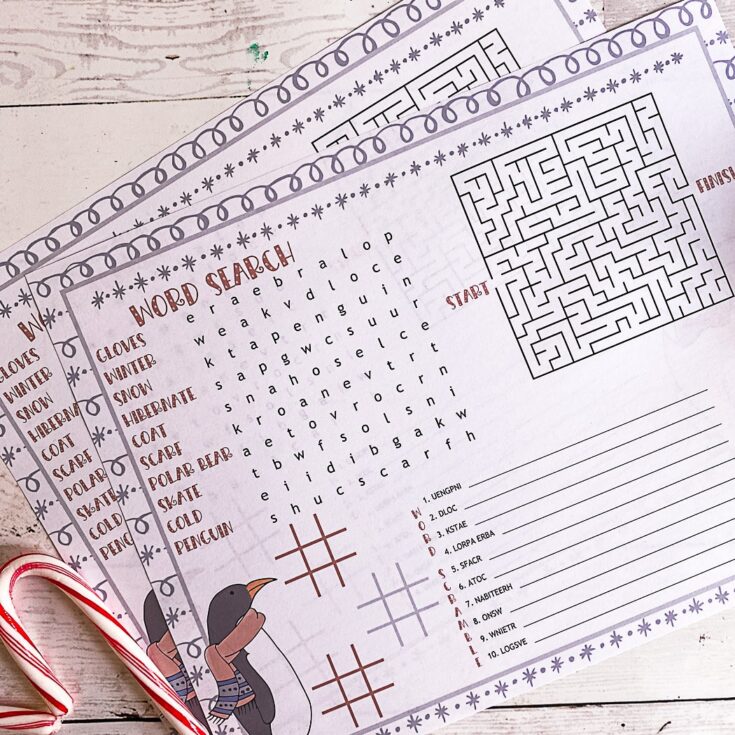 winter placemat