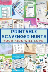 Free Printable Kid Scavenger Hunts
