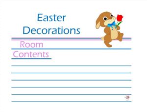 Easter Bunny Label