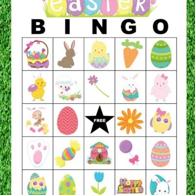 Easter Bingo Cards