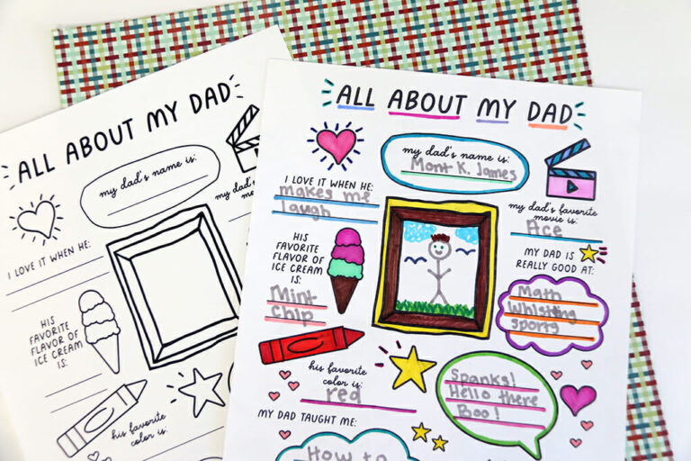 I Love You Dad Coloring Pages - Find a Free Printable