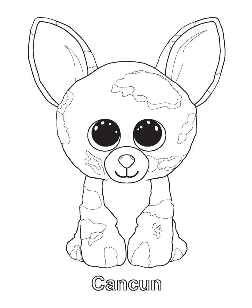 Free Printable Beanie Boo Coloring Pages - Find a Free Printable
