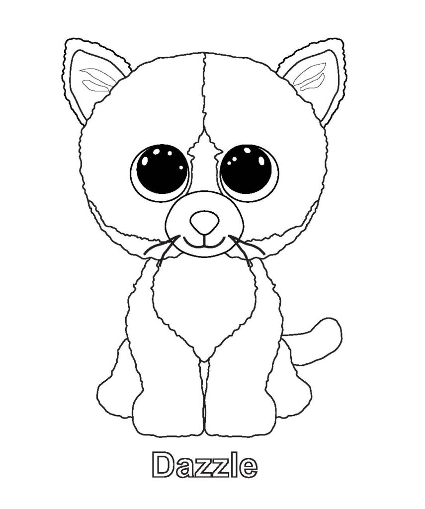 Free Printable Beanie Boo Coloring Pages - Find a Free Printable