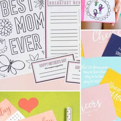 Gift printables for Mother's Day