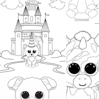 Coloring pages beanie boo