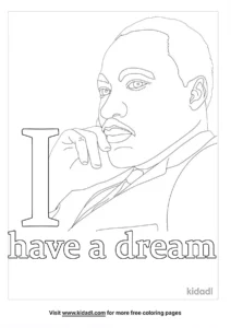 I have a dream printable