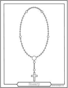 rosary frame