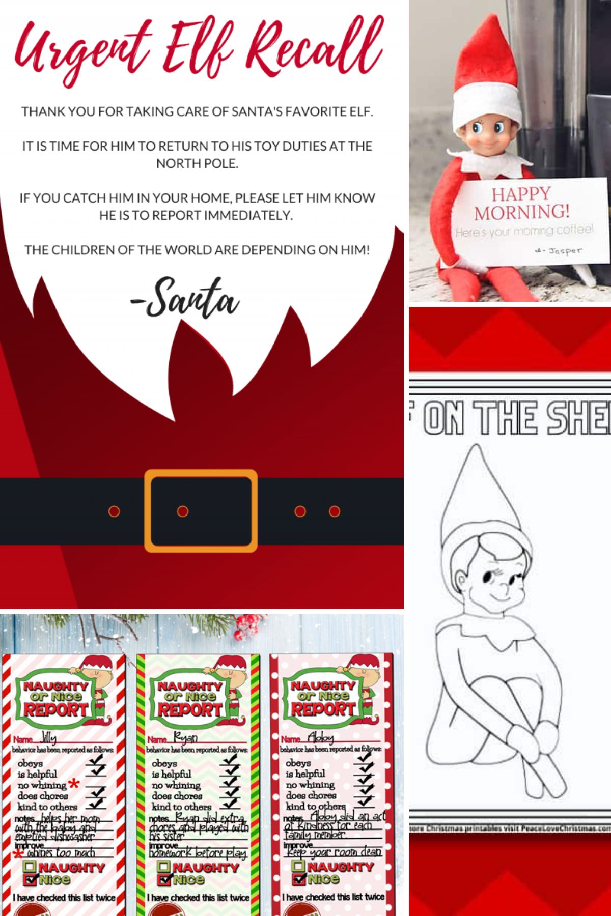 Free Elf on the Shelf Printables - Find a Free Printable