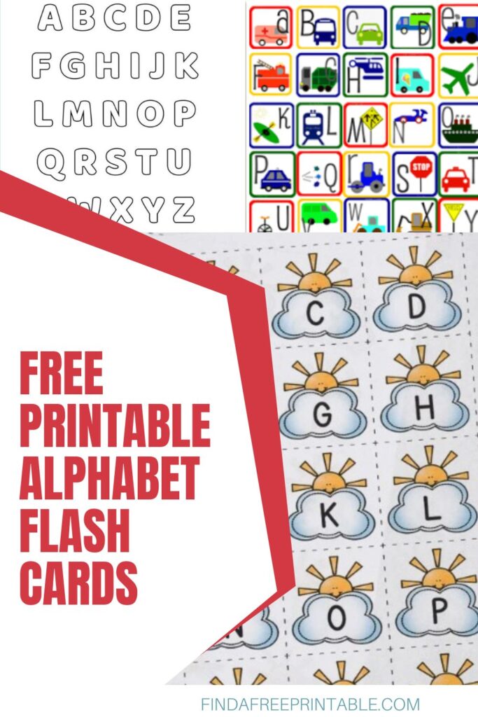 Free Printable Alphabet Flashcards Pin