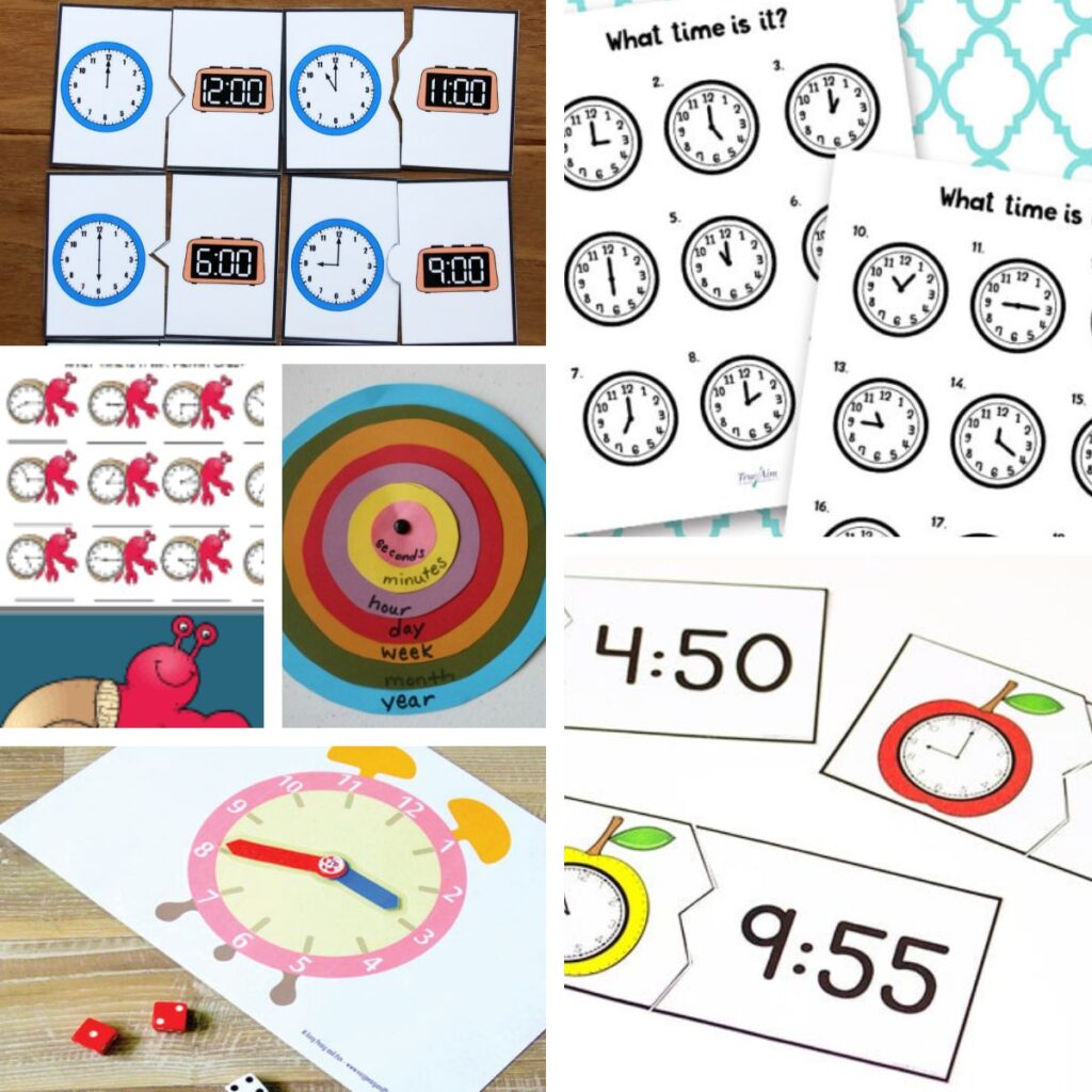 Free Telling Time Activities