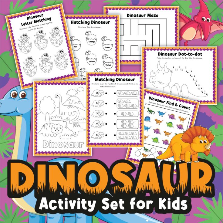 dino worksheets