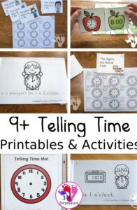 telling time activity sheets
