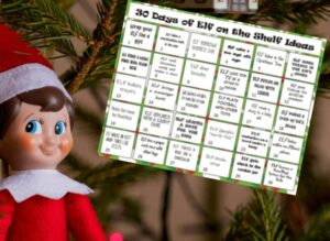 30 days of elf on the shelf ideas